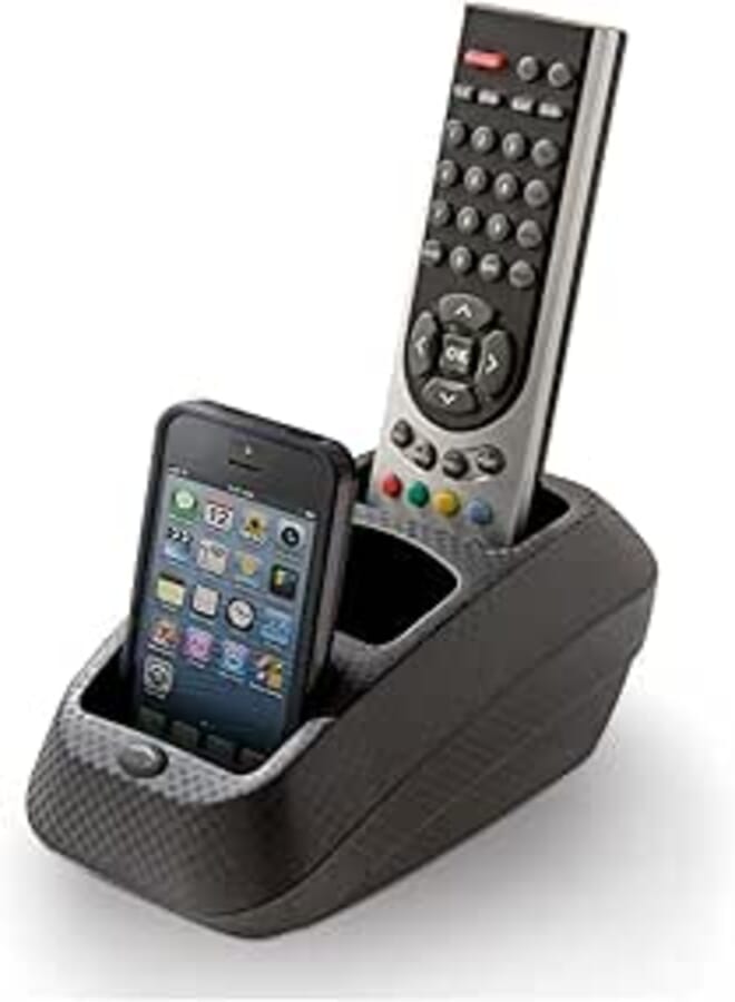 Snips 3-Compartment Remote Control Organizer, Made from Recycled Plastic, Made in Italy